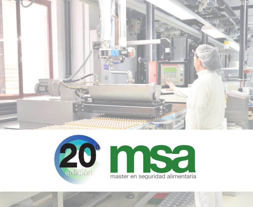 articai | News Once again, we sponsor the Master's Degree in Food Safety, a reference in the food industry.