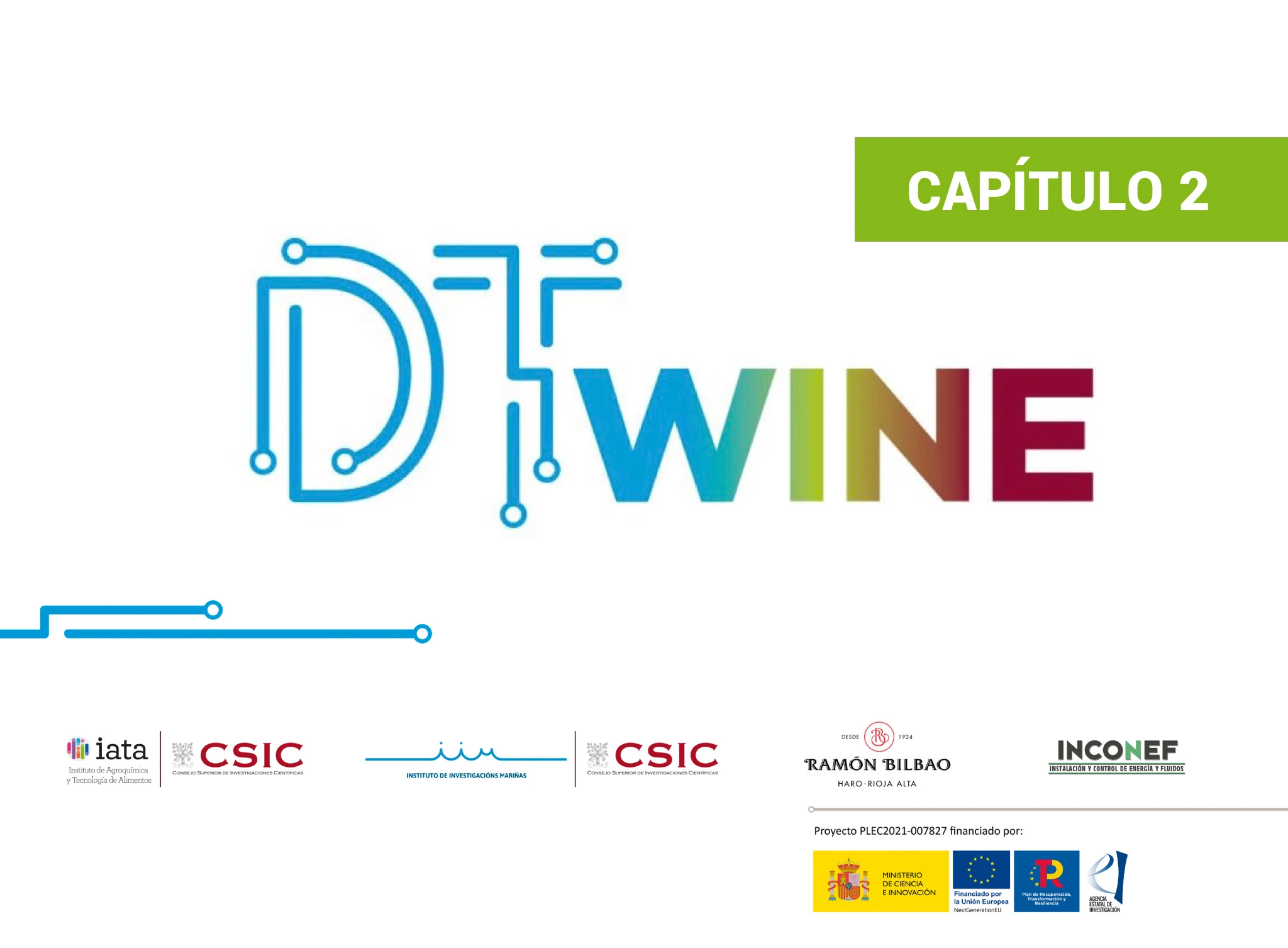 Imagen principal para el post "DTWINE Talks – Capítulo 2: Entrevista a Eva Balsa, IATA-CSIC, sobre el desarrollo del núcleo computacional del gemelo digital” mostrando el logotipo del proyecto DTWINE