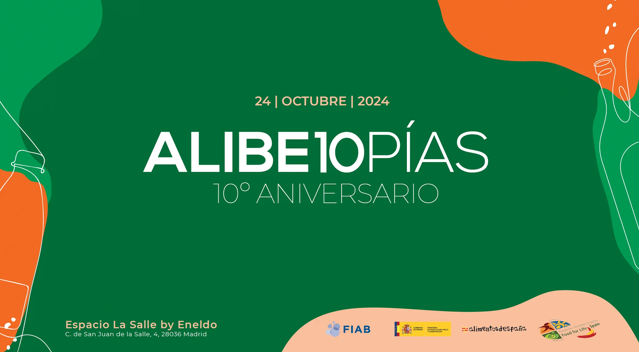 artica+i, blog +i Magazine. Cabecera para el post sobre ALIBETOPÍAS 2024 mostrando el cartel del evento donde se indica que es el 10º aniversario del mismo