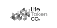 artica+i. Imagen para el carrusel de logotipos del caso de éxito (nuestros proyectos) "LIFE TOKEN CO₂. Plataforma digital para cuantificar y valorizar la absorción de carbono en bosques europeos, liderado por Digiltea", mostrando el logo del proyecto, Life Token CO₂