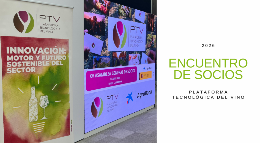 Asistimos al Encuentro Anual de Socios de la Plataforma Tecnológica del Vino, en nuestro compromiso con el impulso de ecosistemas de innovación colaborativa que conectan empresas, centros tecnológicos, universidades y administraciones para generar impacto real en sectores estratégicos.